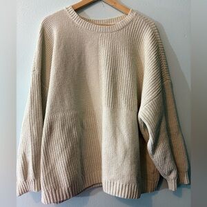 MAURICES 3X ✨ plus size Cozy Cream Knit Sweater great condition